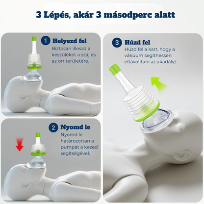 Légsegély™ - Vészhelyzeti szívóeszköz a légutak tisztítására